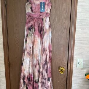 ModCloth Pink and Cream Dress perfect for prom